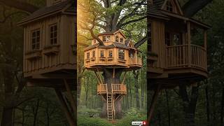 I Turned a Giant Tree Into a Secret House in the Forest 🏡🌳 Incredible Build!