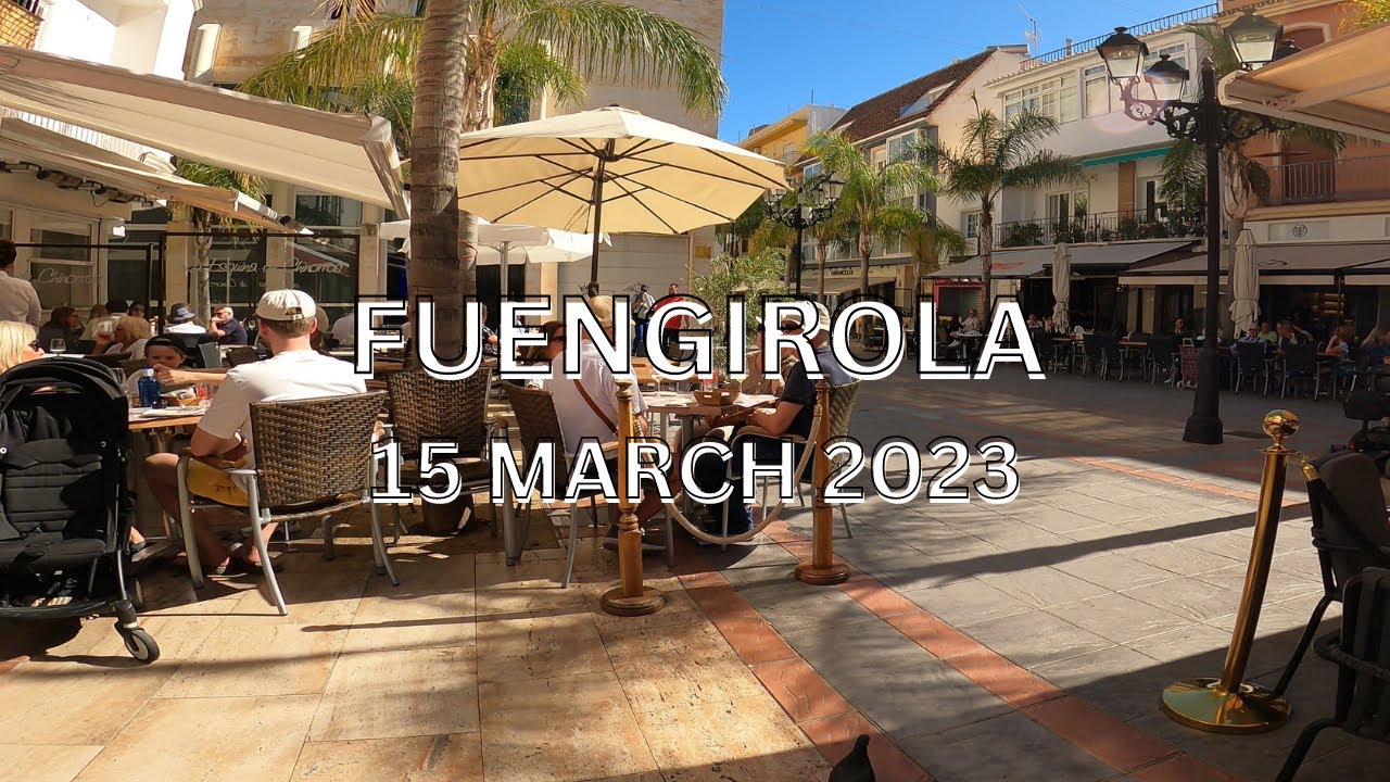 Fuengirola Spain Bars Restaurants Fish Alley March 2023 Malaga Costa