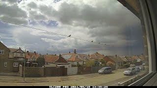 Sunny spells and thundery showers - 18th May 2021 - Herne Bay, Kent - Timelapse