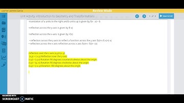 Unit Activity: Introduction to Geometry and Transformations