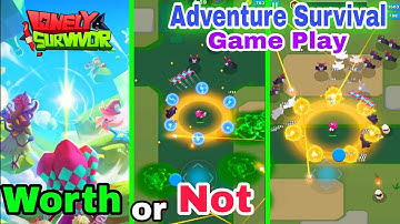 Lonely Survivor a Adventure Survival game play 2023 - Mobile Game Review - Rajus Game Tester