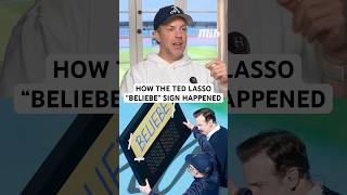 JASON SUDEIKIS BRENDAN HUNT EXPLAIN THE INSIDE STORY OF THE TED LASSO BELIEBE SIGN AT WORLD CUP