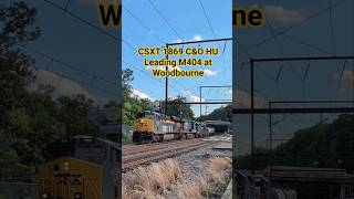 CSXT 1836 C&O HU LEADING M404 AT WOODBOURNE