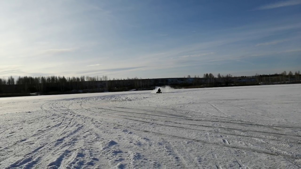 Зимние покатушками на картинге ракет 120 - YouTube
