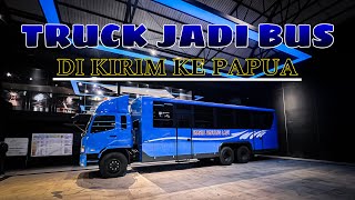 BEGINI SPESIFIKASI MANHAULER WARRIORS - Truck Di Jadikan Bus Oleh Karoseri Laksana