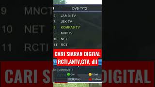 SIARAN DIGITAL RCTI ANTV GTV #siarandigital