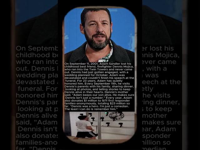 Adam Sandler’s Secret 9/11 Hero Story #shorts