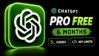 Chatgpt Pro free for 6 months with Codex free 2026