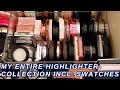 HIGHLIGHTER COLLECTION // My entire highlighter collection incl. swatches