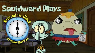 Squidward Plays Around the Clock at Bikini Bottom Part 9: Big Fat Meanie