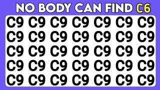 Find The Odd One Out | Test Your Observation Skills Battle | Number and Letter Spot Edition