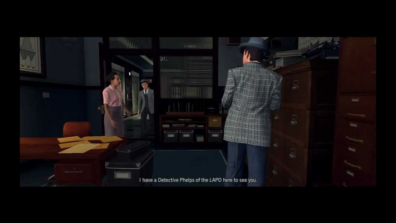 LA Noire pc game, A Polite Invitation mission cinematics YouTube