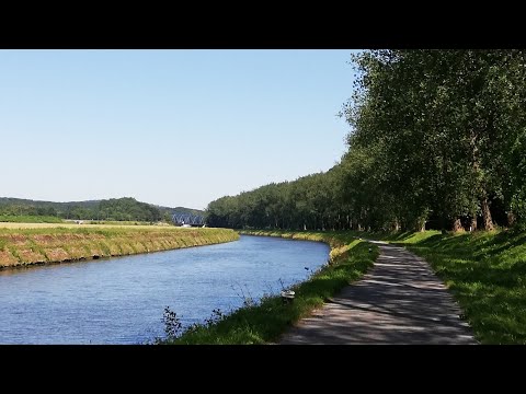 [實景虛擬跑步游] 跑步機視頻 | 晚上美麗的比利時鄉村河畔跑 | Virtual Run for Treadmill | Evening Run along the river | Belgium