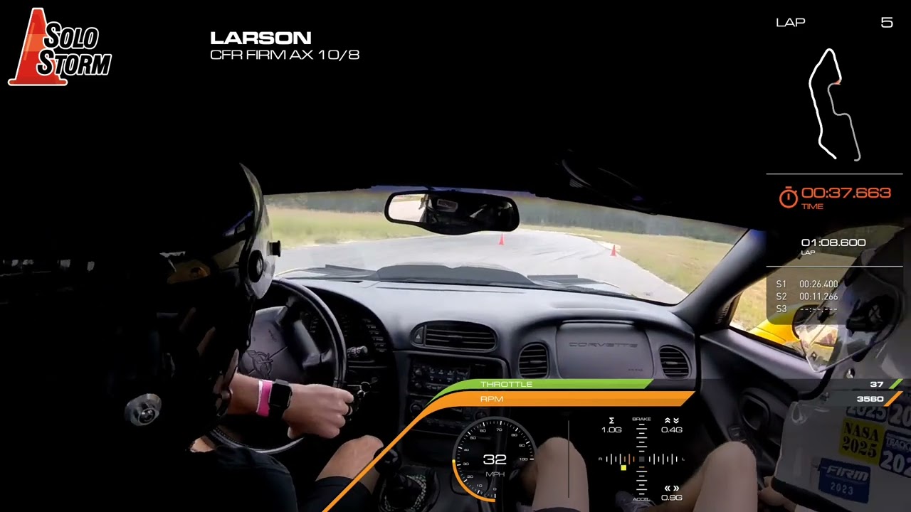 SCCA CFR Autocross "The Firm" 1st CAM-S Larson's Run 54.5