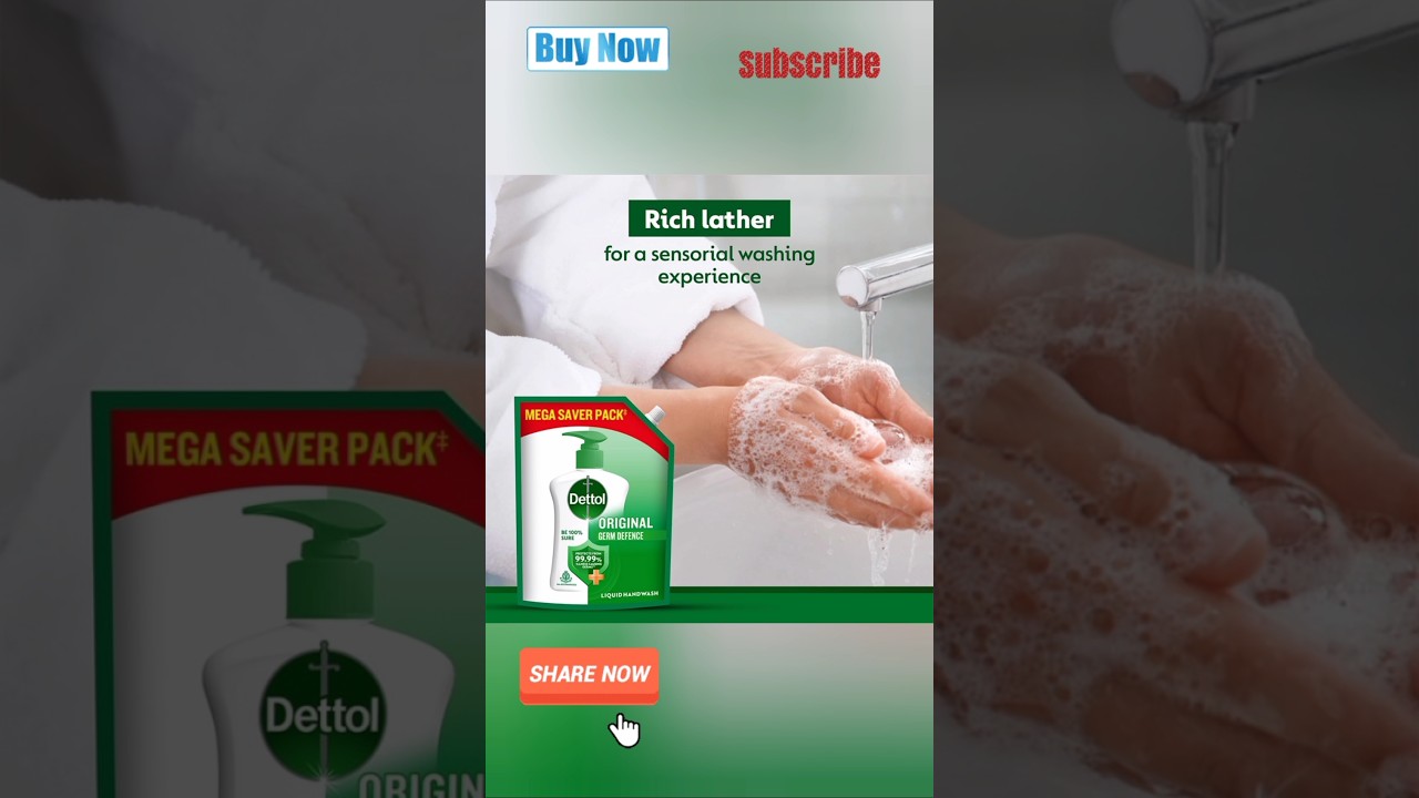 Dettol Liquid Handwash Refill - Original Hand Wash- 1350ml 