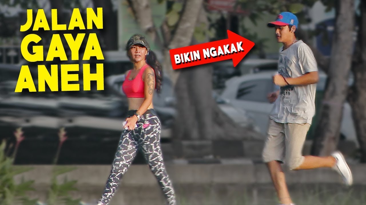 NGAKAK! PRANK JALAN PAKE GAYA ANEH - PART 2 | Prank Indonesia