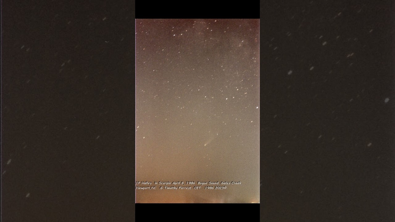 Halley’s Comet (1986) — I Photographed It (Film Era!) | The Comet Connoisseur™