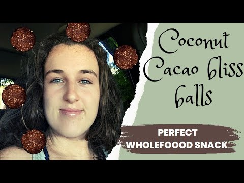 15 minute Coconut Cacao Bliss Balls!