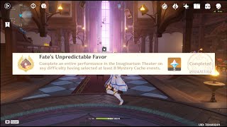Achievement Guide Fates Unpredictable Favor Genshin Impact 4.7 Imaginarium Theater