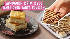 MEMBUAT SANDWICH KRIM KEJU | TANPA OVEN TANPA KUKUSAN #2 - Durasi: 10.02. 