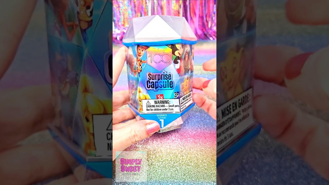 ASMR Unboxing Disney 100 Surprise Capsule - Toy Collector Satisfying 