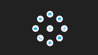 How To Create Pure CSS Circular Menu Navigation Step By Step | HTML & CSS Only