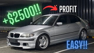 How I Flipped A BMW In 2024 (Easy)