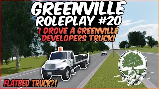 I DROVE A GREENVILLE DEVELOPERS CAR! || OGVRP Greenville ROBLOX