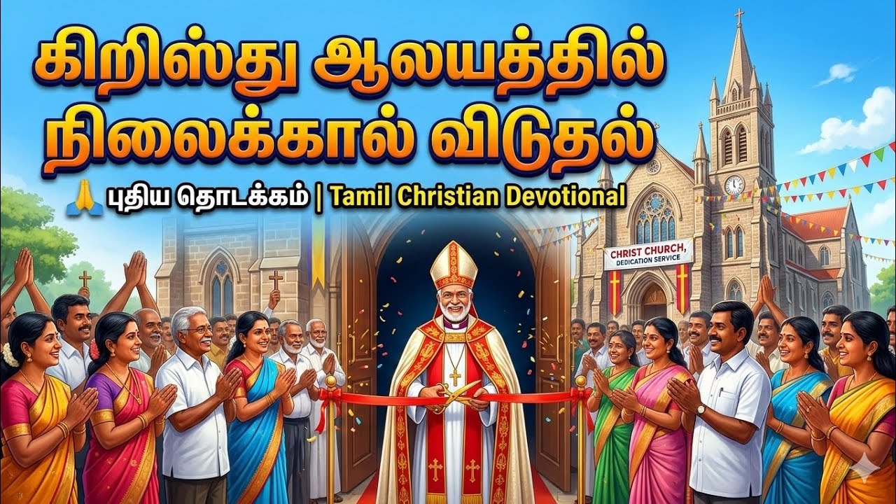 ✨ Вхождение в храм Христа 🙏 | Новое начало | Христианское молитвенное размышление на тамильском я...