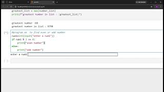 #Pythonprogramming program to find given number is even or odd