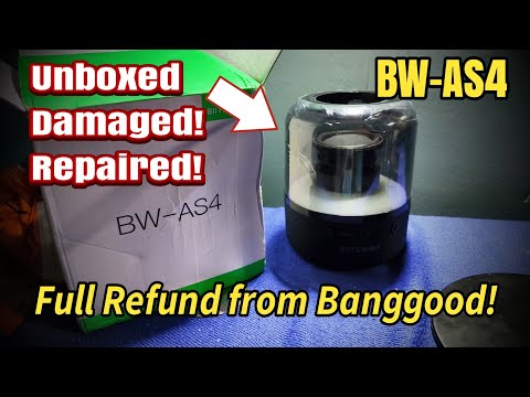 BlitzWolf BW-AS4 // Repair and Review (received a damaged item and Banggood sent me a full refund!)