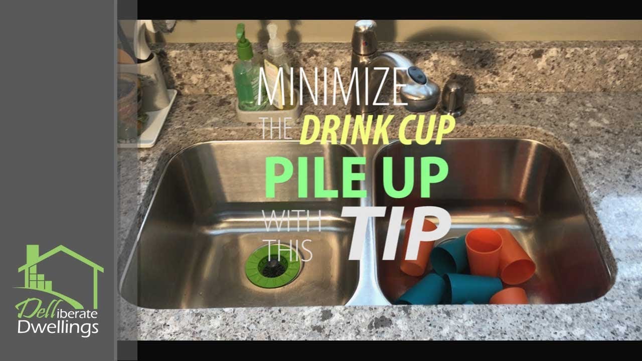 Kitchen Organization Tip to Cut Down on Dirty Cups in the Sink and on