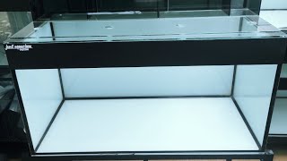 aquarium untuk pemula 100x50x50 8mm full stiker putih