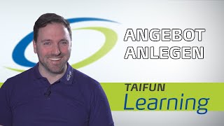 Die Ersten Schritte - Angebot Anlegen