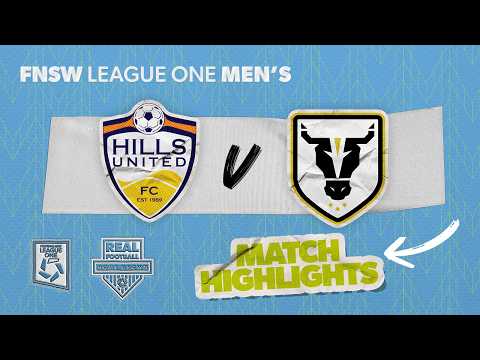 FNSW League One Men's Round 18 Highlights - Hills United v Bulls FC Academy — football highlights
