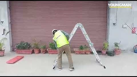 Why to select Youngman Multipurpose ladder? Usage | Application | Installation Tutorial Video