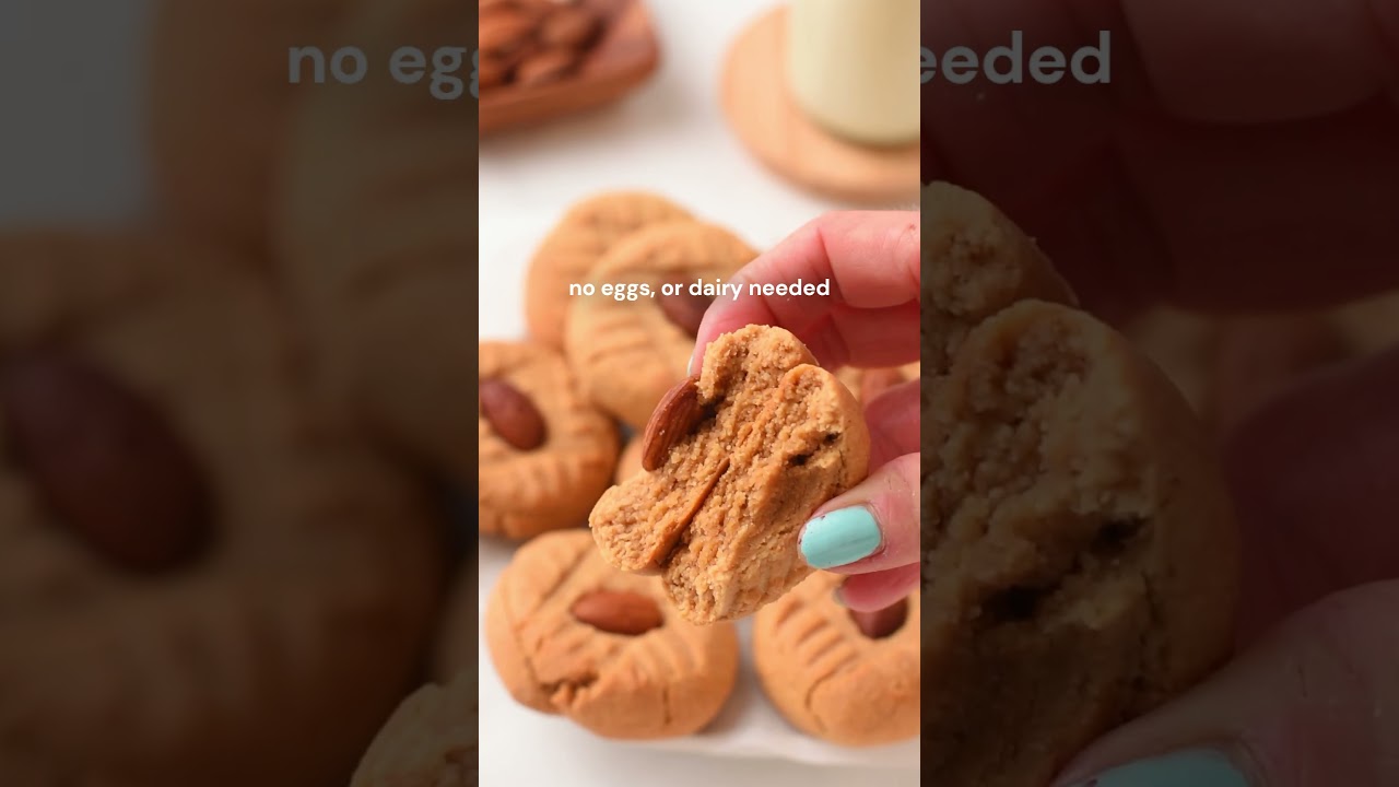 🚫 No Powder! 6g Protein Peanut Butter Cookies 🍪🌿