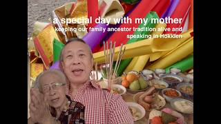 Passing down our Chinese Taoism Traditions: ancestor offerings with my mum ❤️ | Speaking in Hokkien