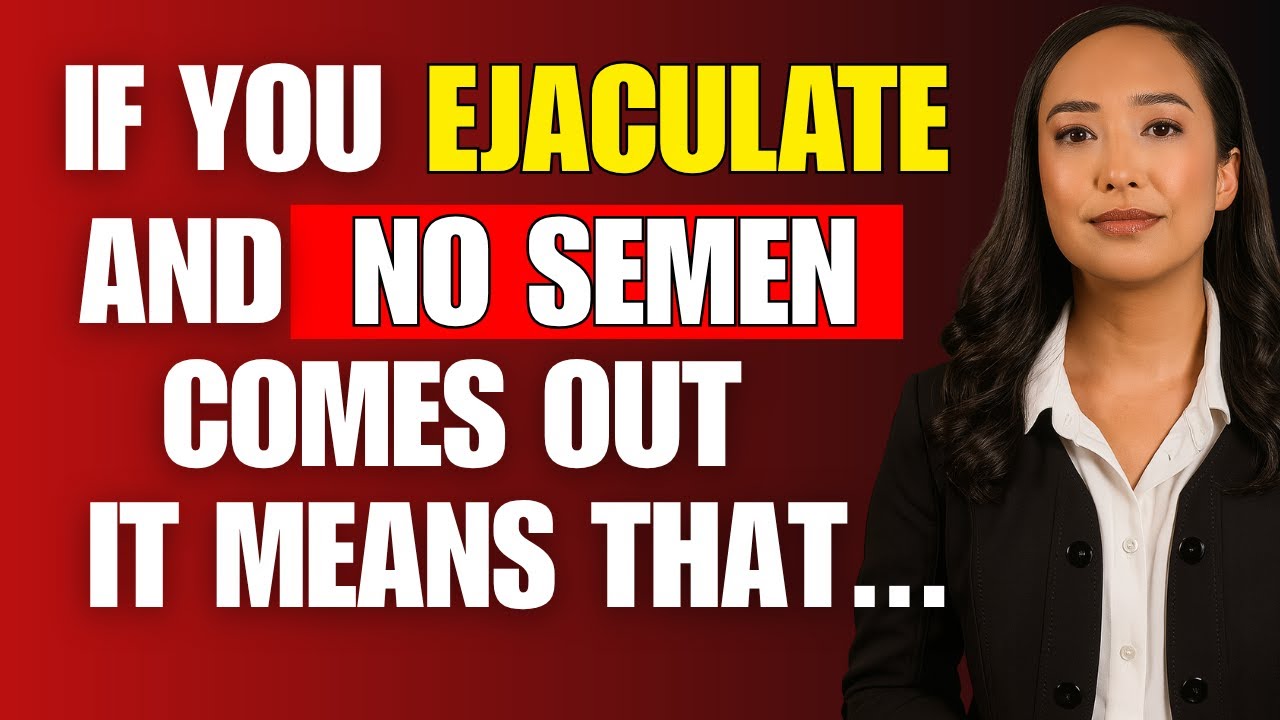 Если вы старше и не эякулируете, сделайте это немедленно...