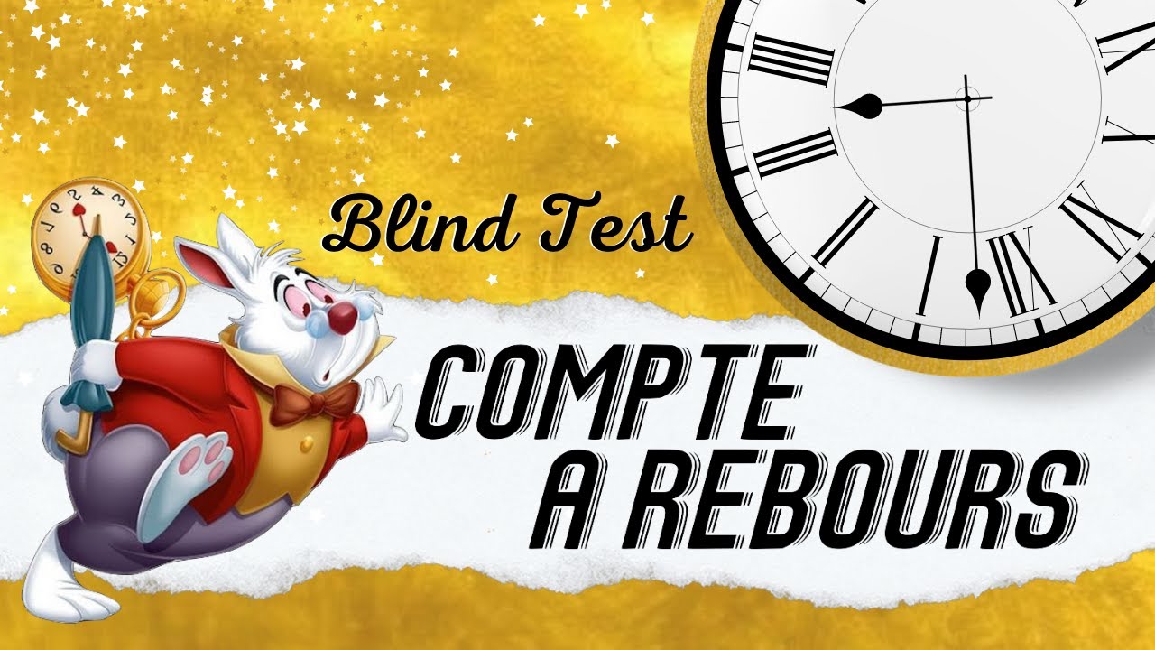 Blind Test Disney Compte à rebours | 20 extraits