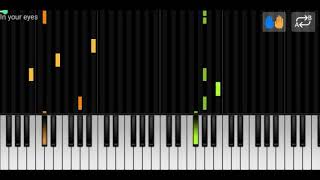 DG812 - In Your Eyes Piano Tutorial/version/easy version/realxing piano music for studies