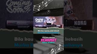 KERAMAT - Karaoke Nada Wanita #teaser  #dangdutkaraoke #electone