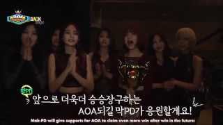 [Eng Sub] 141122 AOA - MBC Show Champion Backstage CUT