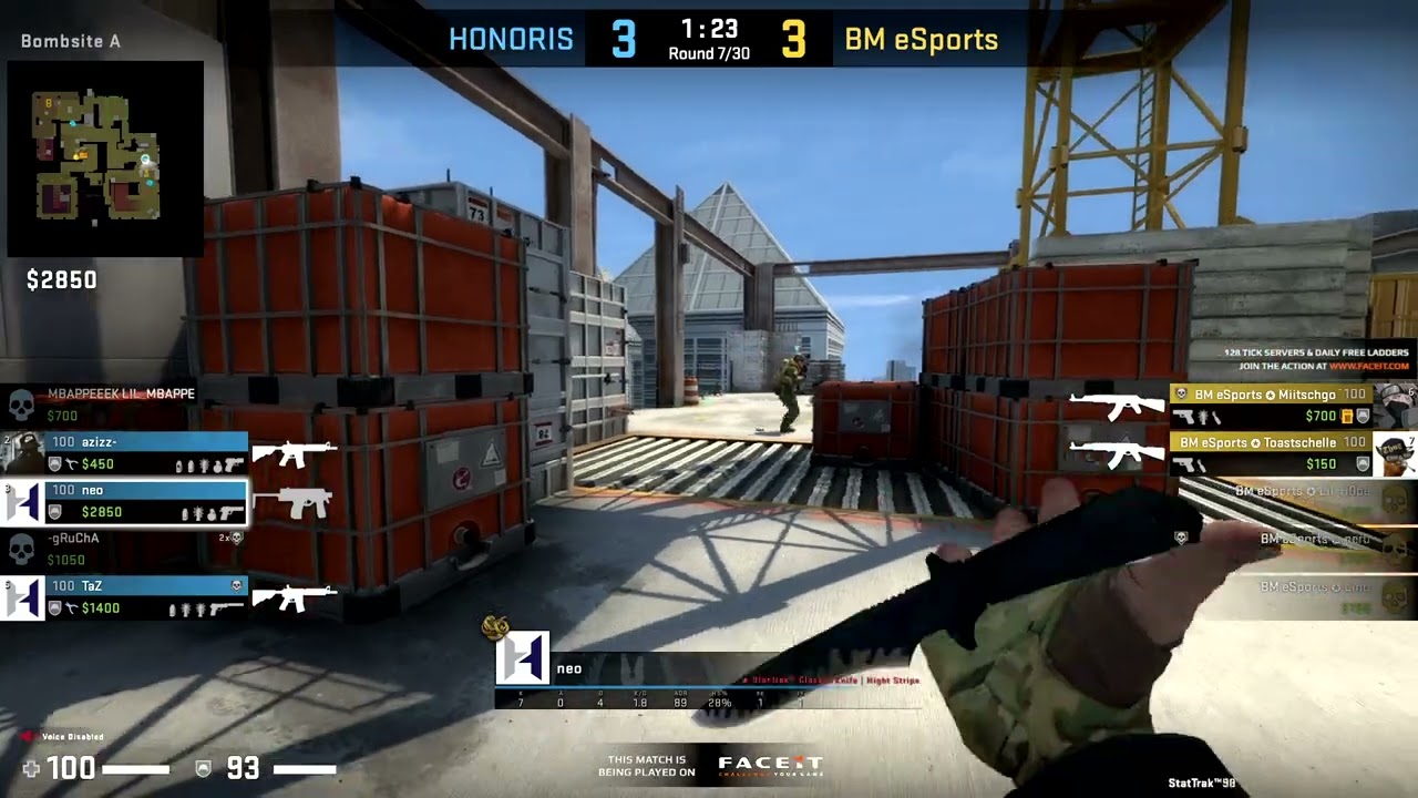 CSGO POV Honoris.NEO vs. BM - 19 kills