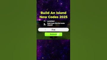 Roblox Build An Island Codes 2025