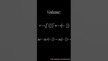 Finite volume but infinite surface area [Gabriel