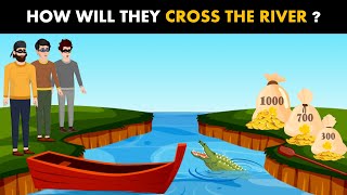 3 Thieves wanted to cross a river | Hard Puzzle | River Crossing Puzzle | Hard Riddle screenshot 4