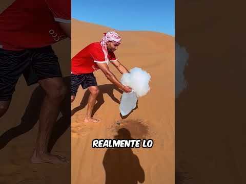 Él atrapó una nube real en una bolsa ☁️😱