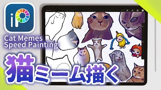 Cat Memes Speed Painting!! [ibispaintx] #CatMemes #Cat