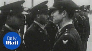 African-American Tuskegee Airmen in action in 1944 - Daily Mail